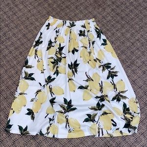 Lemon Maxi Skirt